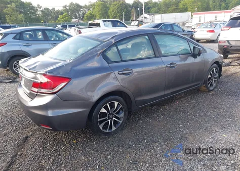 2014 Honda Civic Ex z USA, uszkodzony, nr VIN 19XFB2F81EE204026